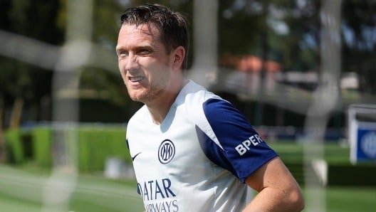 Зиелински на работа в подготовка за сезон 2025/26.