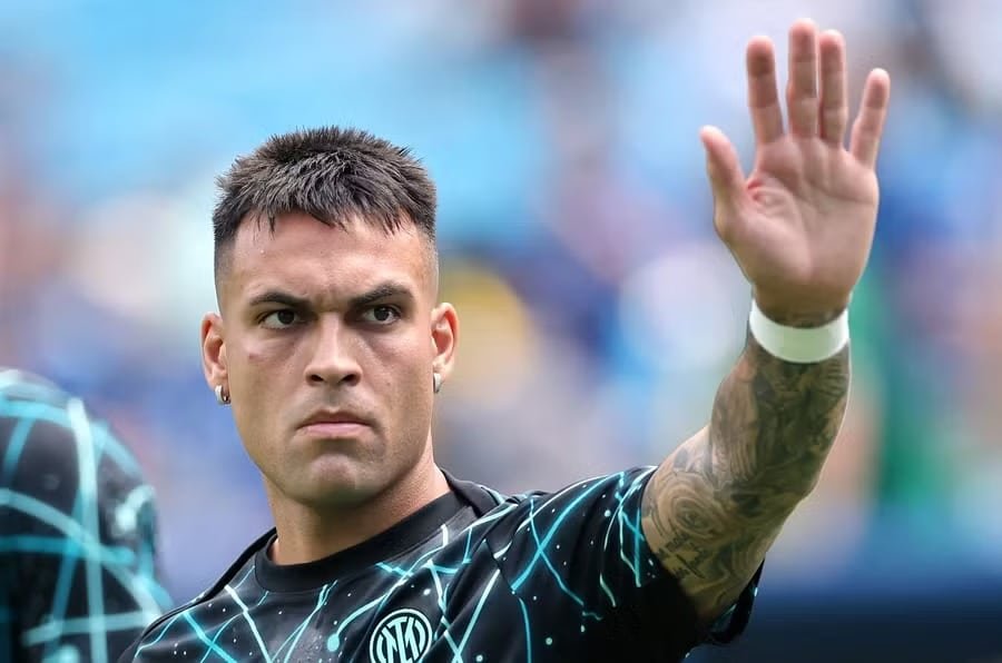 Lautaro Martinez v zápase Klubového mistrovství světa proti Fluminense