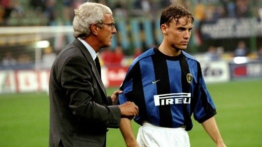 Dario Simic with Marcello Lippi at Inter in 1999. Getty Images