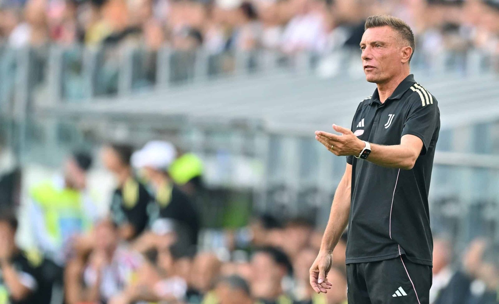 Massimo Brambilla, entraîneur par intérim de la Juve. Ansa